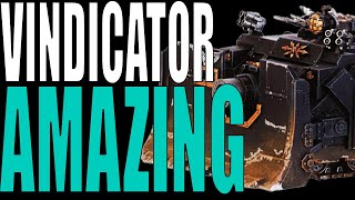 Chaos Vindicator Is Amazing In Codex Chaos Space Marines  warhammer 40k unit review [upl. by Samala821]