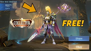 MOONTON THANK YOU FOR NEW COLLECTOR SKIN quotMACHAKING PERSEUSquot  Mobile Legends [upl. by Alimak]