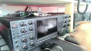 Ham Radio alive on the Icom IC 7851 Live from Miami Fl [upl. by Kcirtapnhoj]