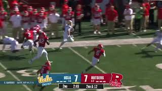 Ethan Garbers scramble TD at Rutgers 2024 [upl. by Edac460]