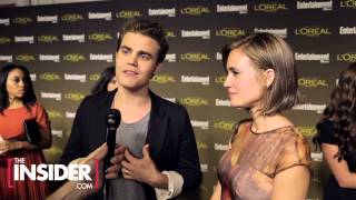 Paul Wesley amp his wife Torrey DeVitto Interview  HD 720P  2012921 [upl. by Ardnasac308]