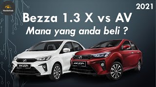 【Bezza 2021】Bezza X vs Bezza AV l Bezza 13 l Bezza Advance l Bezza Perbezaan l Perodua Bezza [upl. by Mears]