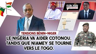 Tensions BéninNiger  Le Nigéria va aider Cotonou tandis que Niamey se tourne vers le Togo [upl. by Aved]