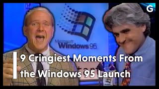 9 Cringiest Moments From the Windows 95 Launch [upl. by Natie117]