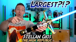 The Largest Galaxys Edge Lightsaber Yet Stellan Gios Legacy Lightsaber [upl. by Eam]