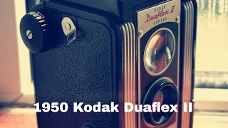 1950 Kodak Duaflex II  Vintage Film Camera [upl. by Ecnaiva957]