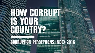 Corruption Perceptions Index 2016  Transparency International [upl. by Anippesuig257]