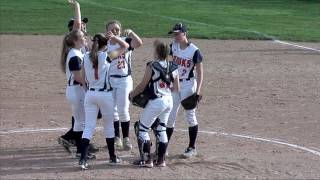 Robbinsdale Cooper vs Benilde  St Margarets Softball 5517 [upl. by Ahseekat]