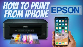 How to Print from iPhone to Epson Printer Wirelessly will also work for iPad [upl. by Ahsienak456]