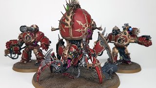 World Eaters Warpforged Venomcrawler and Obliterators  Warhammer 40k [upl. by Ebba]