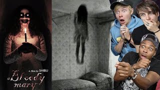 REACTING TO THE SCARIEST SHORT FILMS ON YOUTUBE PART 6 ft Sam and Colby [upl. by Lovel]