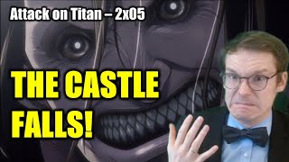 HISTORIA REVEAL  GERMAN watches Attack on Titan 2x05  BLIND REACTANALYSIS [upl. by Fiske]