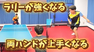 ラリー力を上げる本気の2本2本フットワークを極めろ！【徹底解説】 [upl. by Ahtan]