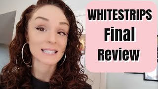 Crest 3D Whitestrips with light final review [upl. by Norihs518]