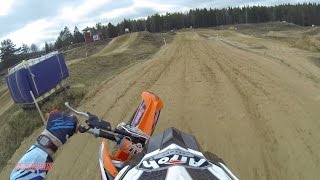 MotoSportcom Helmet Cam Ken Bengtson  Rödeby MK Sweden [upl. by Savell]