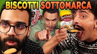 LE SOTTOMARCHE SONO PIÙ BUONE 🍪 DARIO MOCCIA e MARIO STURNIOLO Taste Test con Davidone a Colazione [upl. by Ahcarb]