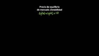 Para qué sirven las ecuaciones diferenciales en economía Equilibrio de mercado maths economia [upl. by Dani65]