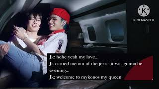 TAEKOOK FF ONESHOT When his hubby took him for honeymoon in mykonos [upl. by Reemas898]