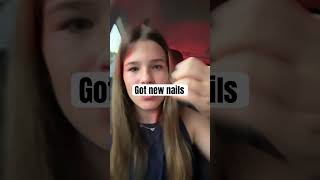 There French nails nailart nailtech nailinspo subscribe preppy christmas [upl. by Frodi]