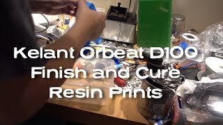 DIY UV Curing Finishing Station  How to Clean and Cure Resin 3D Prints  Kelant Orbeat D100 Pt 3 [upl. by Grant246]