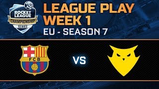 RLCS League Play Week 1  FC Barcelona vs Dignitas [upl. by Baptist]