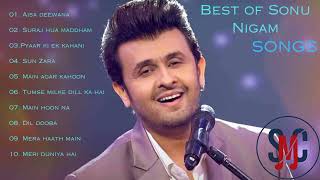 Sonu Nigam top 10 best songs lovesong bollywood evergreen sonunigam  sourabh music collection 💕 [upl. by Tandy866]