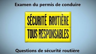 Examen permis de conduire 2024 Questions sécurité routière nouvelle réforme vérifications [upl. by Erastes365]