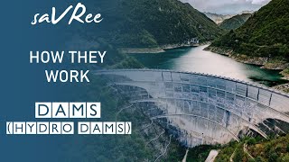 How Dams Work Hydro Dams [upl. by Nylorak376]