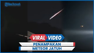 Viral Penampakan Meteor Jatuh di Jogja [upl. by Fafa]