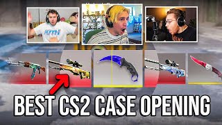 STREAMERS AND PLAYERS BEST CS2 CASE OPENINGS [upl. by Nett]