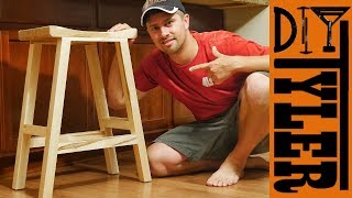 Maple Bar Stools  How to Make Bar Stools Using Loose Mortise and Tenon Joinery [upl. by Cara562]