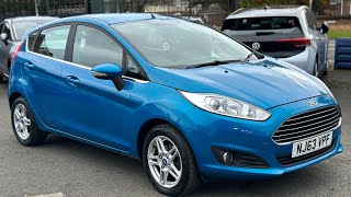 Ford Fiesta 10T EcoBoost Zetec Euro 5 ss 5drNJ63VPF 2013 63 PetrolManualBlueCarULEZ [upl. by Naud]