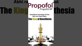 Propofol injection King of anaesthesia [upl. by Peale470]