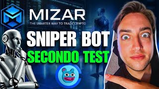 SECONDO TEST con Lo Sniper BOT di MIZAR Pump and Dump Trading Bot [upl. by Hu113]