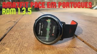 Amazfit Pace em Português Ron 1 3 5 Stockfied Ultima Ron Oficial [upl. by Leavelle956]