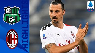 Sassuolo 12 Milan  Zlatan Scores A Brace to Hand Milan a 21 Win Against Sassuolo  Serie A TIM [upl. by Roselane]