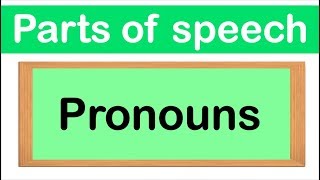 PRONOUNS  Definition Types amp Examples in 5 MINUTES  Parts of speech [upl. by Keryt]