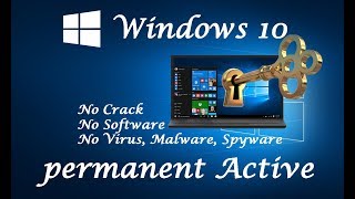 2018 Windows 10 All versions activation for free 👍👍👍 No virus No Spyware No Malware 😂😂😂 [upl. by Ahsiemat]