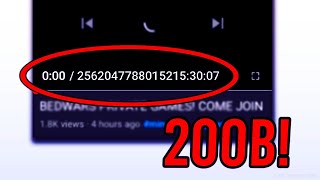 This Video Is 200 BILLION Years Long HOW [upl. by Herald353]