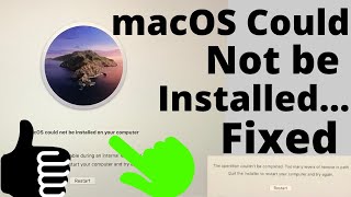 100 macOS Could Not Be installed on Your computer fixed on MacBook Pro Air iMac Big Sur [upl. by Lecia]