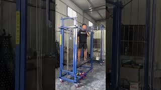 Electric scaffold lift platform [upl. by Nbi]