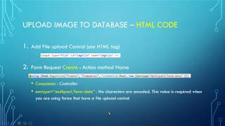 Upload file and Save to DB ASP MVC [upl. by Gayelord]