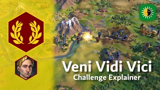 Civ VI Challenge Marathon  Veni Vidi Vici [upl. by Bohon]