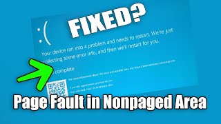 How To Fix quotPage Fault in Nonpaged Areaquot on windows 11 [upl. by Xet]