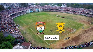 CRAZIEST LARGEST CROWD  SHIVAJI VS PTM  KSA LEAGUE FOOTBALL 2022  KOLHAPUR FOOTBALL MATCH [upl. by Anirec340]