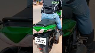 SPOTTED ZX14R WITH AKRAPROVIC FULL SYSTEM EXAUST🔥 mohmmadsaad0008 kawasakininja motovlog shorts [upl. by Marvella736]