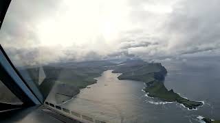 VAGAR AIRPORT FAEEKVG  LOC DME APPROACH RWY12  COCKPIT VIEW [upl. by Oned387]