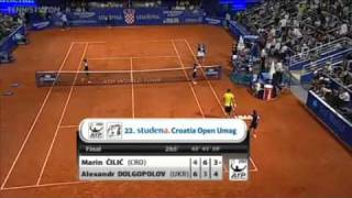 ATP 2011 Umag Final Cilic vs Dolgopolov Last Games [upl. by Reeta63]