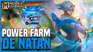 COMO FAZER POWER FARM DE NATAN E AMASSAR  BANGAS ACADEMY 2024 21  MLBB [upl. by Weissman785]