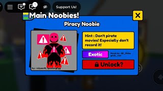 how to get piracy noobie in find the noobs [upl. by Thilda849]